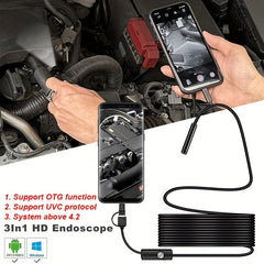3-in-1 Type-C USB Inspection Camera