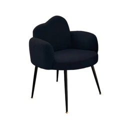 Minimalist Accent Armchair with Ergonomic Cloud Backrest