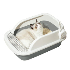 Cat Litter Box, With Cat Litter Shovel Cat Sandbox Cat Toilet