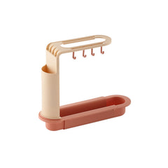 Soap Sponge Drain Rack Storage Basket Bag Faucet Holder Adjustable Holder