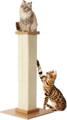 80cm Tall Cat Scratchers for Indoor Cats,Cuboid Sisal cat scratch column