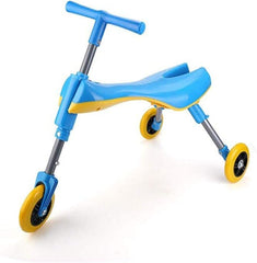 Mantis 3 Wheel Kids Scooter Scuttlebugs Baby Folding Tricycle Baby Walker for Kids & Toddlers (Red)