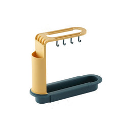 Soap Sponge Drain Rack Storage Basket Bag Faucet Holder Adjustable Holder
