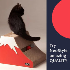 Cat Scratching Board, Scratch-resistant and Wear-resistant, Not Falling off the Chip Multifunctional Vertical Cat Climbing Frame (snowy mountain)