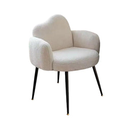 Minimalist Accent Armchair with Ergonomic Cloud Backrest