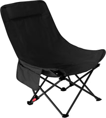Ultralight Folding Portable Camping Chair with Built-in Headrest