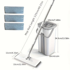 Mop And Bucket With Wringer Set