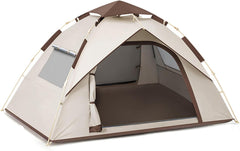 Automatic Pop Up Camping Tent, 2/4/6/8 Person Waterproof Portable Dome Tent with Carry Bag