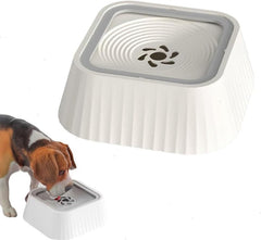 No-Spill Dog Bowl, 1.3L Slow Water Feeder, Suitable for Indoor and Outdoor Use (Green)