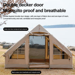 Inflatable Camping Tents with Pump, Large Family Tent