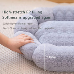 Plush Pet Bed, Cute Warm And Comfortable Sofa Pet Kennel