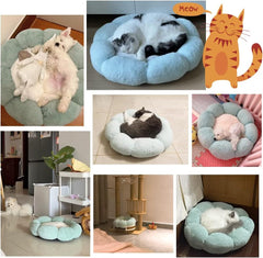 Plush Pet Bed, Cute Warm And Comfortable Sofa Pet Kennel