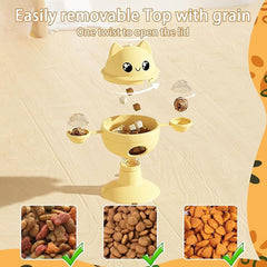 Cat Toys,Cat Toys for Indoor Cats,Interactive Slow Feeder Puzzle Toy,Stimulate Hunting Instincts, Prevent Overeating, and Keep Your Kitty Happy & Active All Day