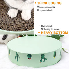 Cat Scratcher, Round Cat Scratch Pad for Indoor Cats