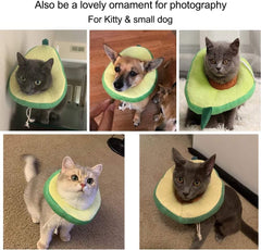 Adjustable Cat Cone Recovery Collar, Dog Cone Alternative After Elizabeth Collar Surgery