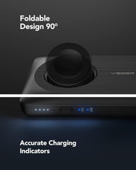 فيجير شاحن لاسلكي مغناطيسي، باور بانك 10000mAh، شاحن محمول لاسلكي سريع الشحن 22.5 واط، شاحن ماج سيف لايفون 14/13، ايربودز، ابل ووتش الترا 8/7/6/5/4/3