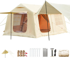 UAE STOCK Inflatable Tents for Camping, 4/6/8/10/12 Person Blow Up Tent