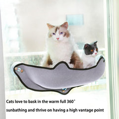 Cat Window Perch,Balcony Cat Seat with Strong Suction Cups, for Cats Up to 10kg (Single layer)