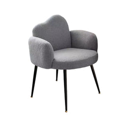 Minimalist Accent Armchair with Ergonomic Cloud Backrest
