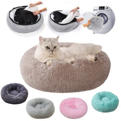 Cat Beds for Indoor Cats,Plush Pet Bed,Cat Sleeping Bed
