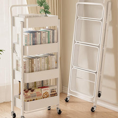 No Assembly Folding Rolling Cart