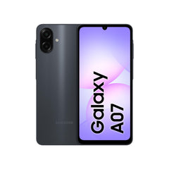 Samsung Galaxy A07 LTE, Android Smartphone, 128GB Storage, 4GB RAM, Black, 6x OS Upgrades, Large Display, 6nm Processor (UAE Version)