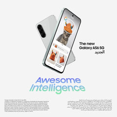 Samsung Galaxy A56 5G, Android Smartphone, 256GB Storage, 8GB RAM, Awesome Graphite, 6x OS Upgrades, Large Display, Long Battery Life (UAE Version)
