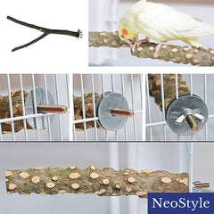 4 pcs/5 pcs Natural Wood Perches for Birds,Bird Parrot Stand Toy