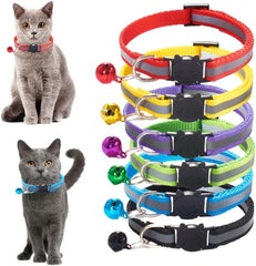 6 Pcs Cat Collars,Breakaway Kitten Collar