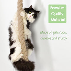 Cat Wall Climbing Rope,1.5m Long Cat Scratcher Rope