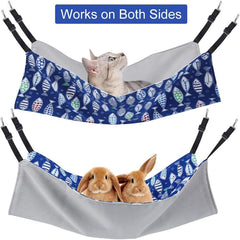 Cat Cage Hammock, Double Sided Hanging Adjustable