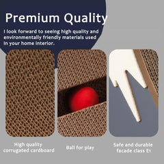Cat Scratching Board, Scratch-resistant and Wear-resistant, Not Falling off the Chip Multifunctional Vertical Cat Climbing Frame (snowy mountain)
