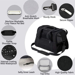 Cat Carrier, Premium Pet Carrier, Soft Sided