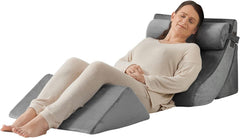 Mylindde Wedge Pillow for Sleeping, 26cm Elevated Support Bed Wedge Pillow