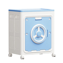 Foldable Toy Storage Box with Wheels