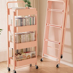 No Assembly Folding Rolling Cart