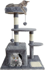 Large Multi-Level Cat Tree for Indoor Cats,Cat Tree Condo