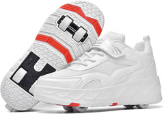 Mylindde Kids Roller Skates Shoes, 4 Wheels Roller Shoes,