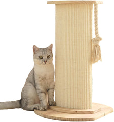 80cm Tall Cat Scratchers for Indoor Cats,Cuboid Sisal cat scratch column