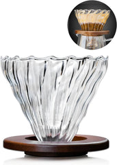 MIBRU V60 Drip Coffee Set Drip Coffee Maker Set Professional Coffee Machine Drip Set of 3 Drip Utensils Drip Coffee Machine, Fast Brewing Specialist طقم بالتقطير