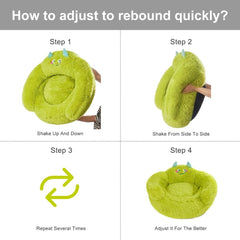 Soft Dog and Cat Bed,Indoor High Cushion Dog Bed