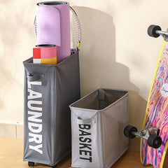Rolling Laundry Basket with Wheels
