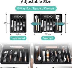 Cutlery Tray for Drawer Organizer