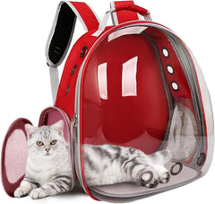 Cat Carrier Bubble Bag, Transparent Breathable Capsule Backpack