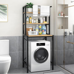 Mylindde Over Washing Machine Storage Rack