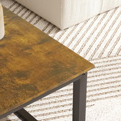 80cm new coffee table Side End Table for Living Room, Bedroom, Office, charcoal and Ink Black