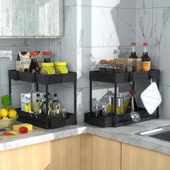 2-Tier Pull-Out Under Sink Organizer