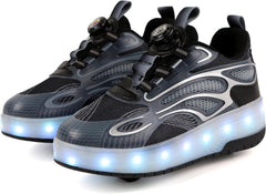 Kid Roller Skates Shoes Shoes with Wheels LED Light