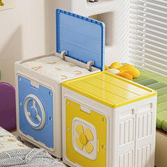 Foldable Toy Storage Box with Wheels