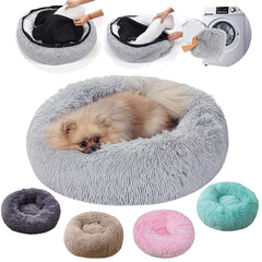 Cat Beds for Indoor Cats,Plush Pet Bed,Cat Sleeping Bed